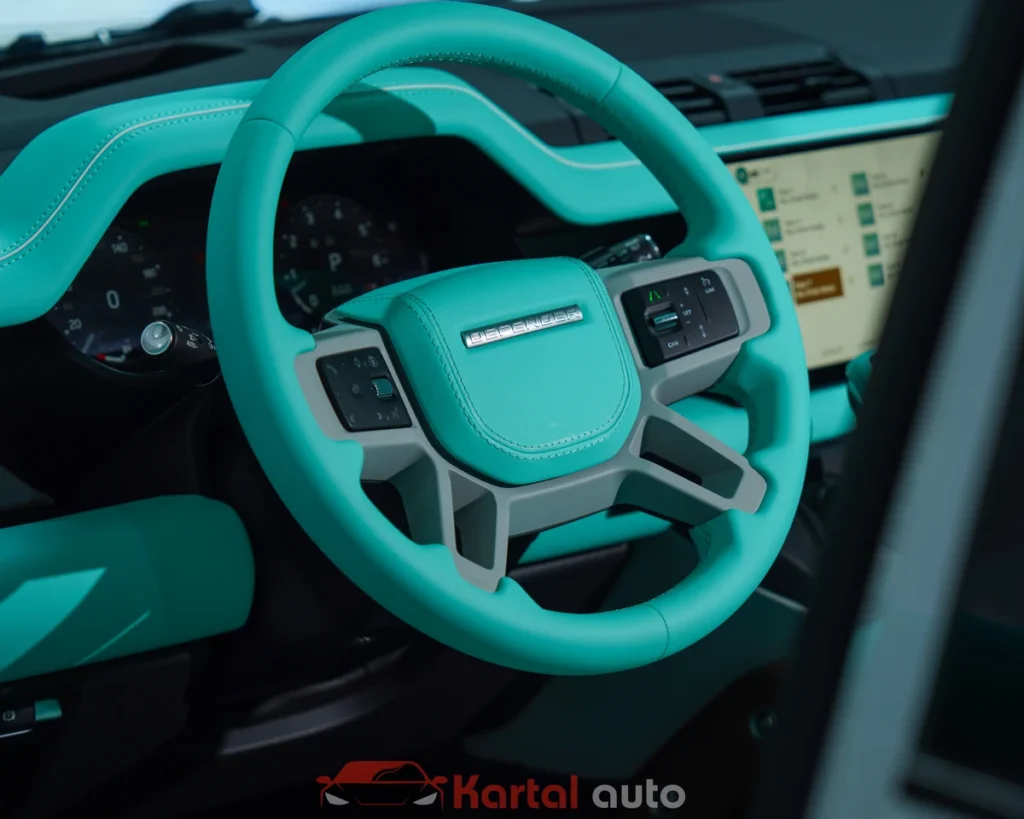 car steering wheel upholstery
