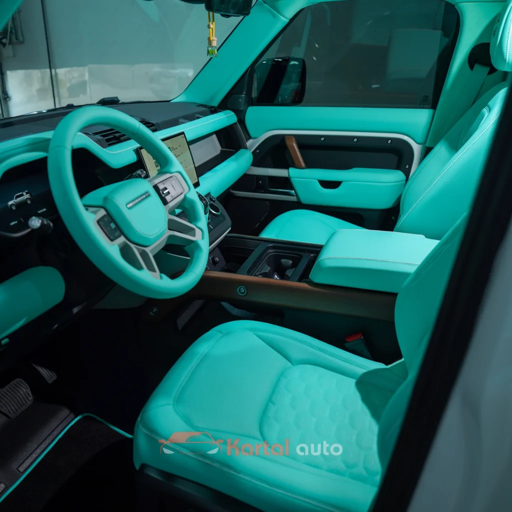 land rover defender dashboard upholstery