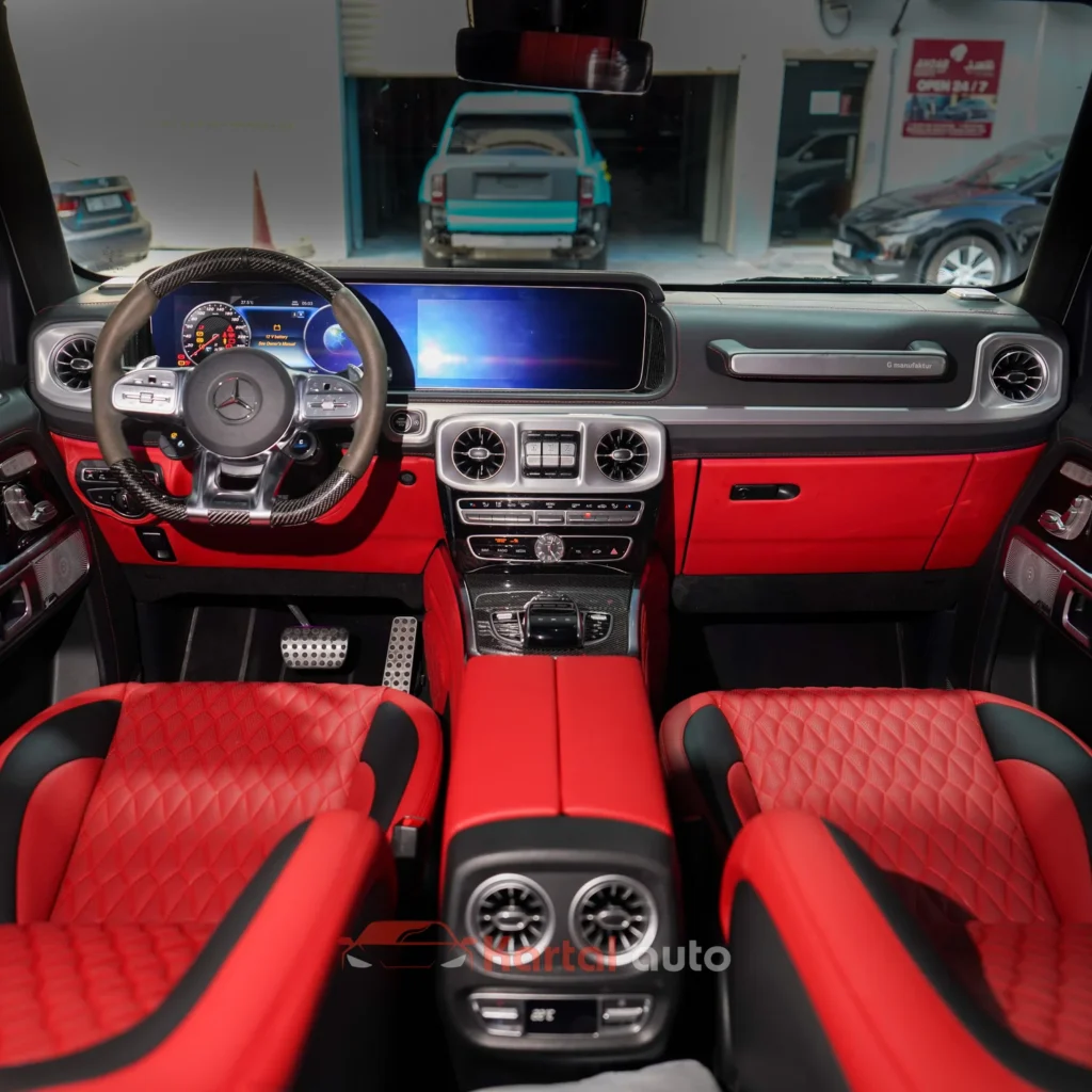 mercedes dashboard upholstery