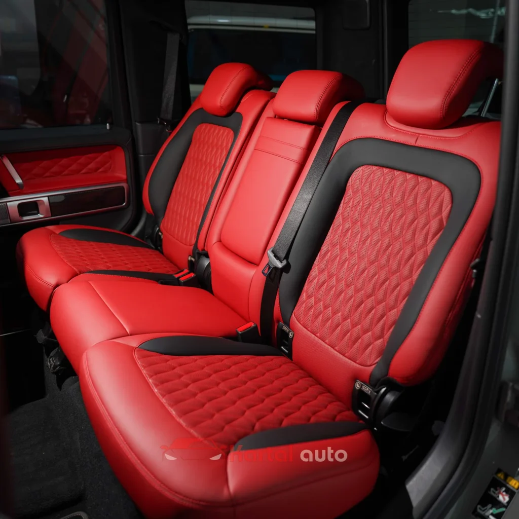 mercedes g wagon custom color stitching