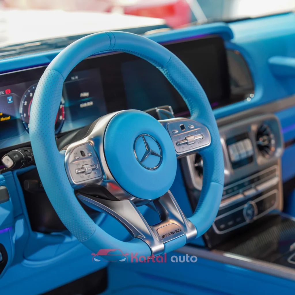 mercedes steering upholstery