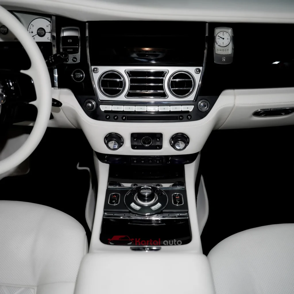rolls royce wraith center console upholstery