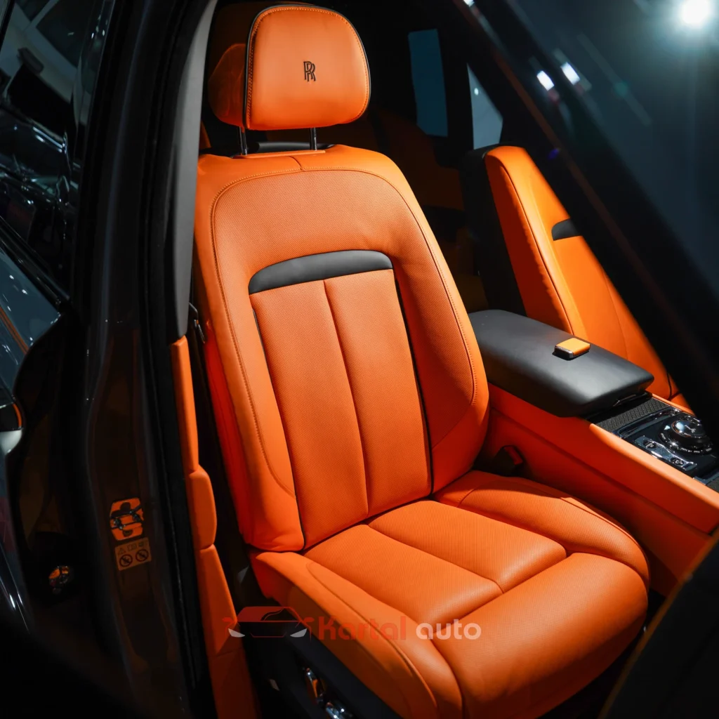 rolls royce wraith leather seat upholstery