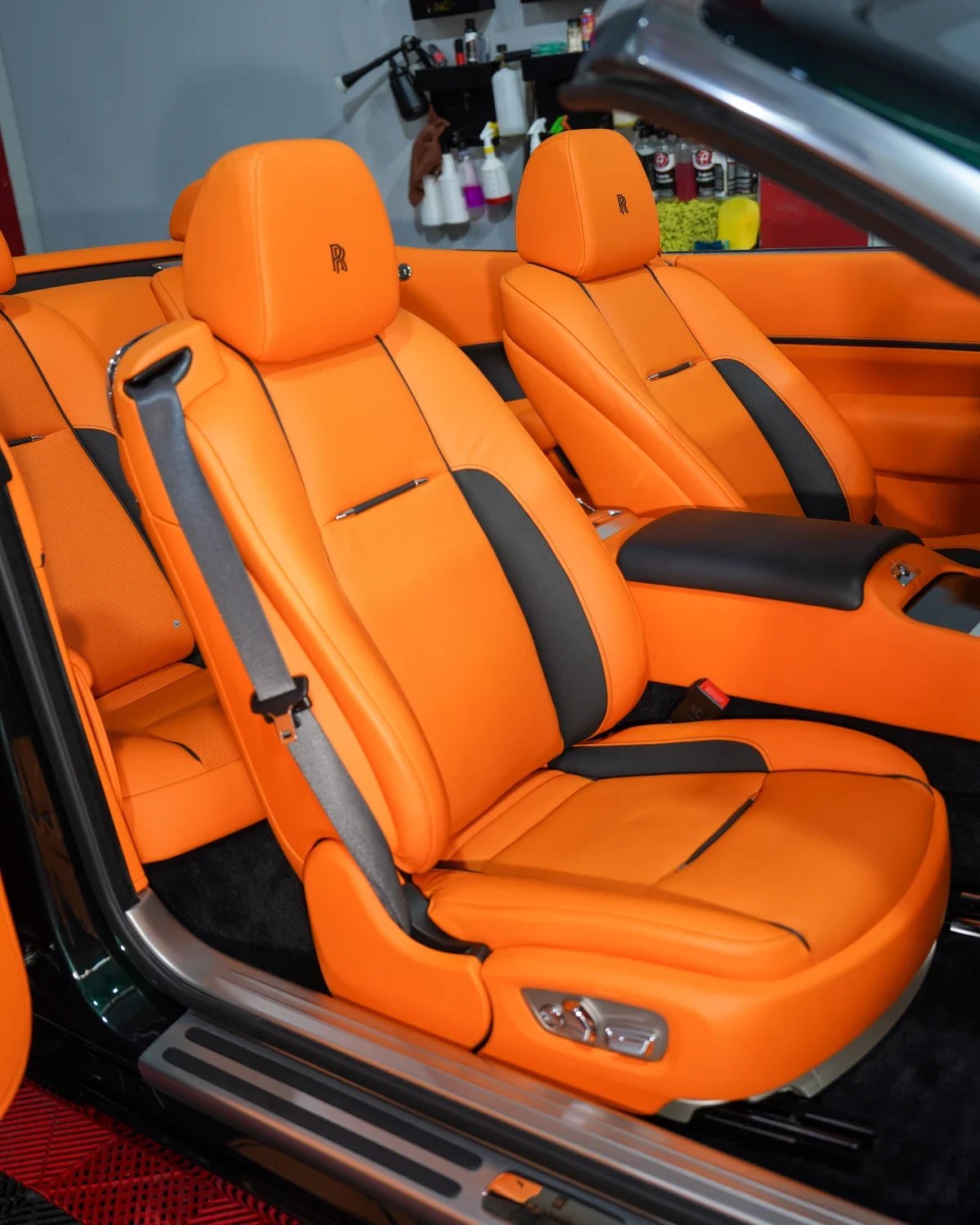 rolls royce wraith upholstery shop